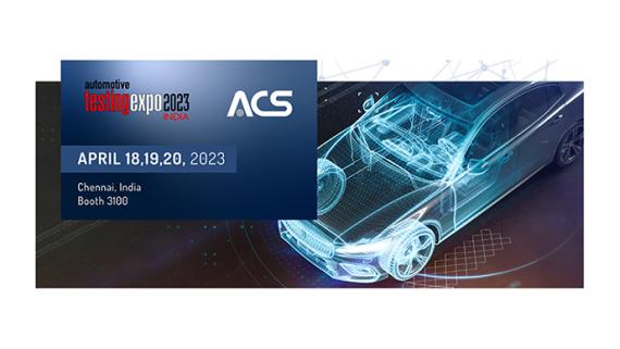 ACS alla fiera Automotive Testing Expo India 2023, Chennai